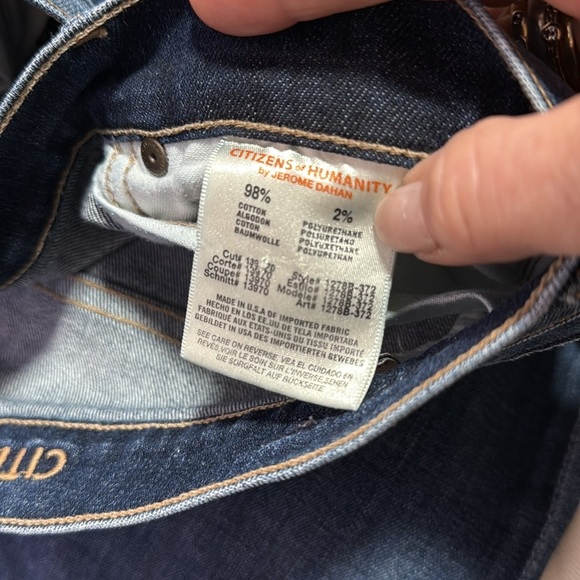 COH | Citizens Of Humanity Blue Ava Straight Leg Denim Size 30 - Picture 9 of 12